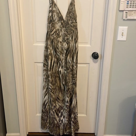 EUC LUCKY BRAND HALTER EMBROIDERED MAXI SZ large - Picture 10 of 15